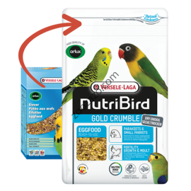 Eggfood Dry Small Parakeets - Суха яйчна храна за вълнисти папагали и други малки папагали 1 кг.